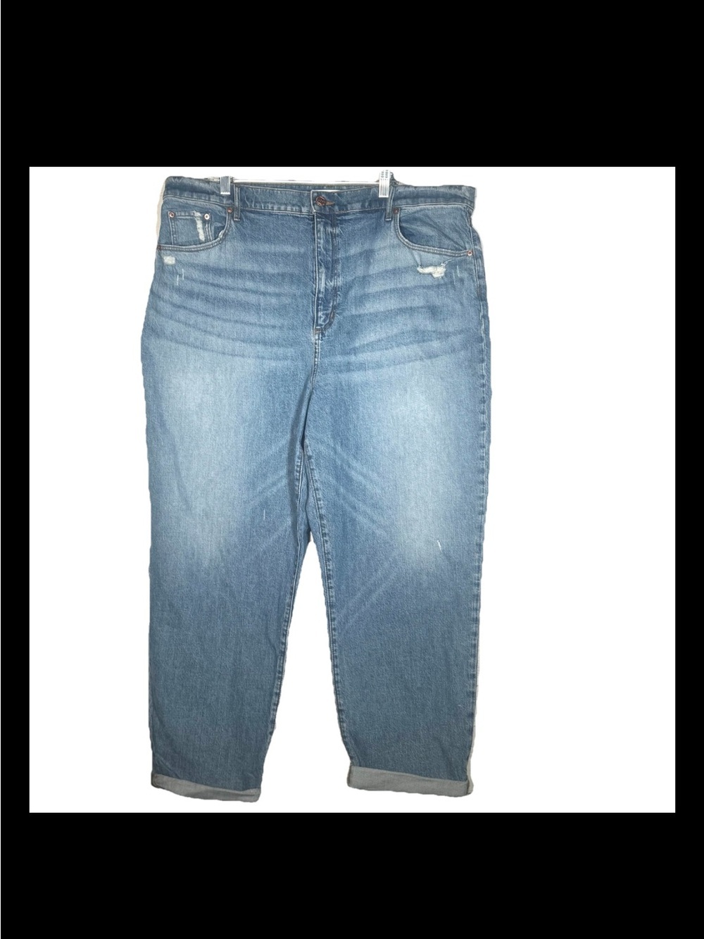 LOFT High Waist Boyfriend Jeans Women’s Plus Size 18 Stretch Denim NWT